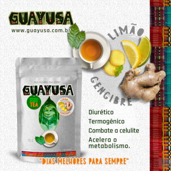 Guayusa Limão e Gengibre